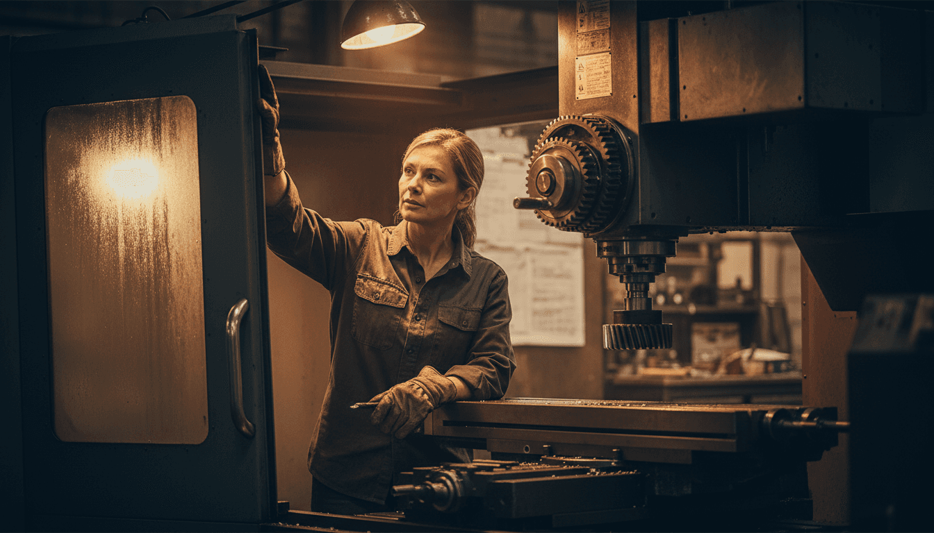 Equipment Financing - Business owner with operational equipment